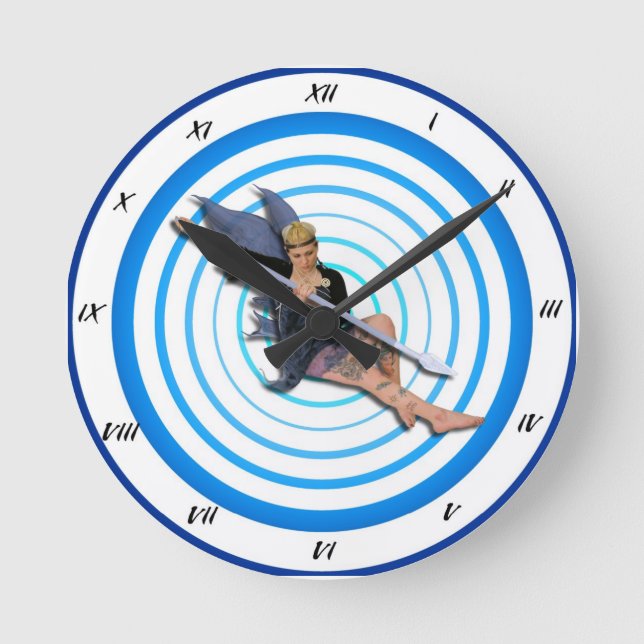 Fairy Time Round Clock (Front)
