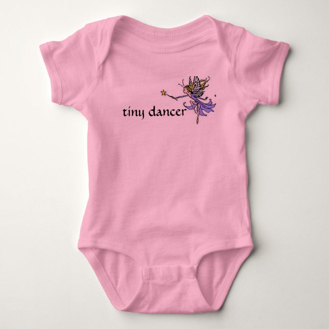 fairy, tiny dancer baby bodysuit (Front)