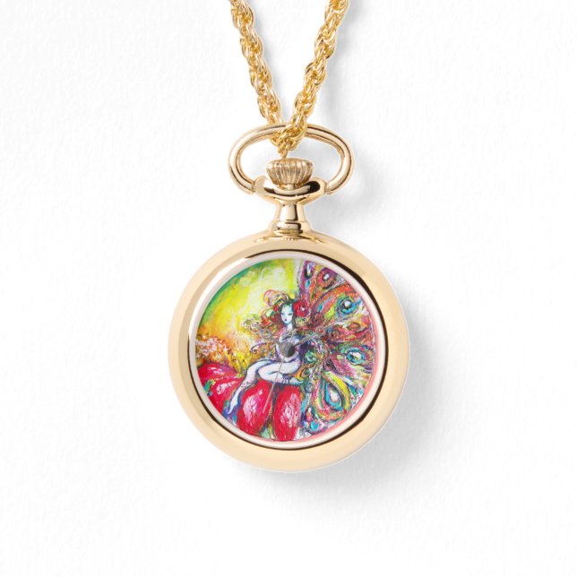 FAIRY TITANIA  ON THE RED FLOWER WATCH (Front)