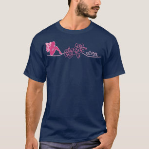 Fairy Tribal Artwork Thibiscus and fairies  T-Shirt