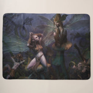 FAIRY TROOLS SHERPA BLANKET