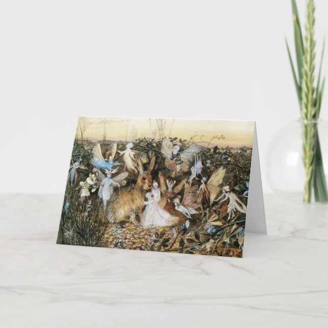 Fairy Twilight by John Anster Fitzgerald Card (Front)