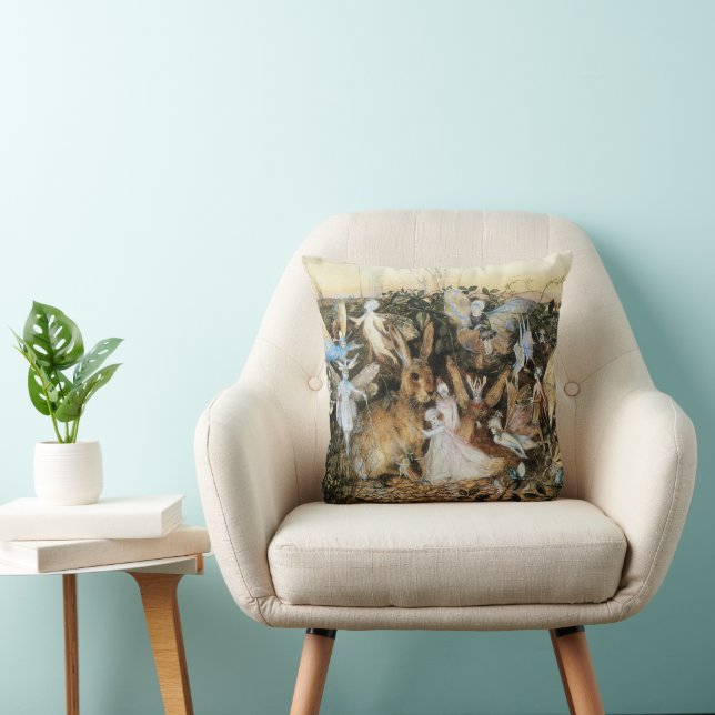 Fairy Twilight by John Anster Fitzgerald Cushion (Chair)