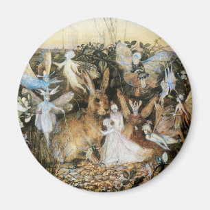 Fairy Twilight by John Anster Fitzgerald Magnet