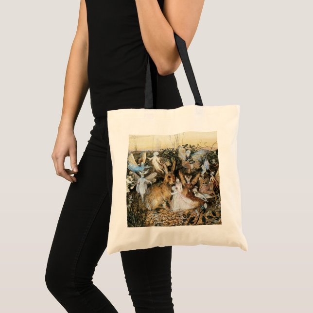 Fairy Twilight by John Anster Fitzgerald Tote Bag (Front (Product))