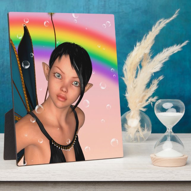 Fairy under Rainbow Plaque (Side)