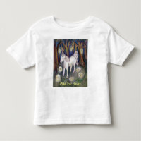 Fairy Unicorn Forest Fantasy Art Custom T-Shirt