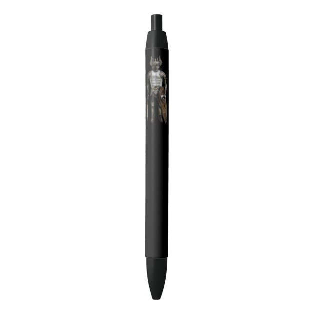 Fairy warrior black ink pen (Front Vertical)