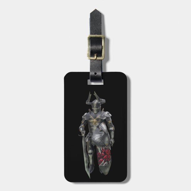 Fairy warrior luggage tag (Front Vertical)