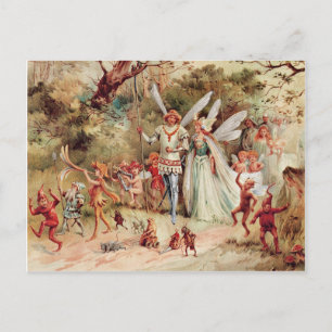 Fairy Wedding Postcard