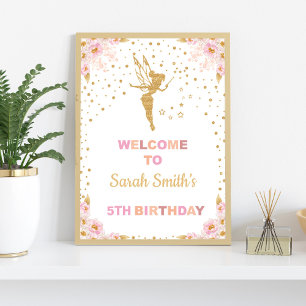 Fairy Welcome Sign, Fairy Birthday Sign