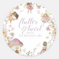 Fairy wildflower birthday