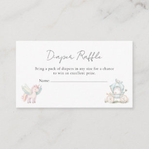 Fairy Wildflower Enchanted Whimsical Baby Shower  Enclosure Card