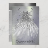 Fairy Wing Silver Gown | Platinum Foil Faux Sheen