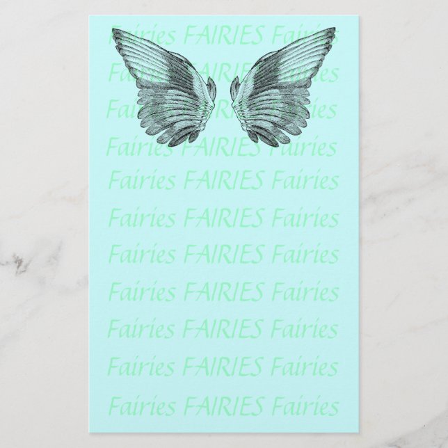 Fairy Wings Stationery (Front)