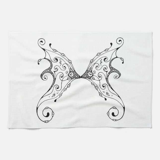 Fairy Wings Tea Towel (Horizontal)