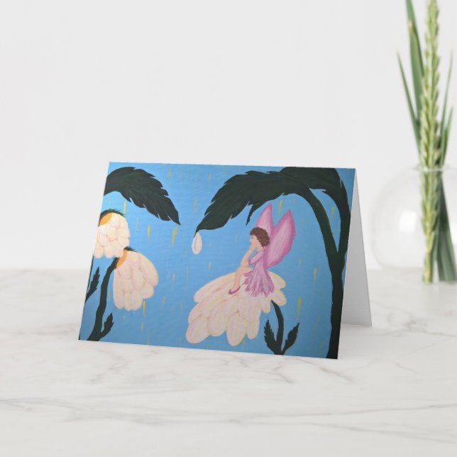Fairy Wishes Horizontal Card (Front)