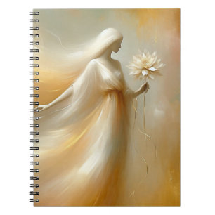 Fairy with Dahlia flower Notebook