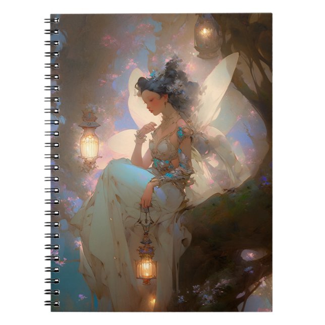 Fairy With Lantern Notebook (Front)