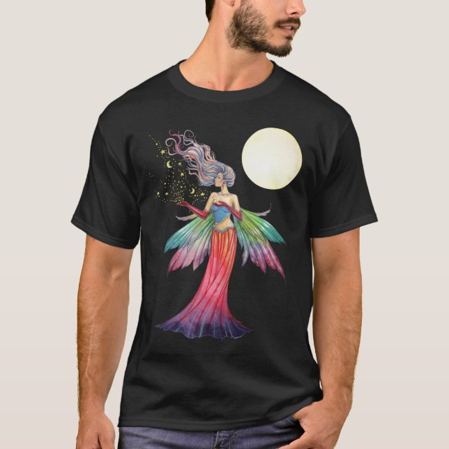 Fairy with Stars and Moon T-Shirt (Front)