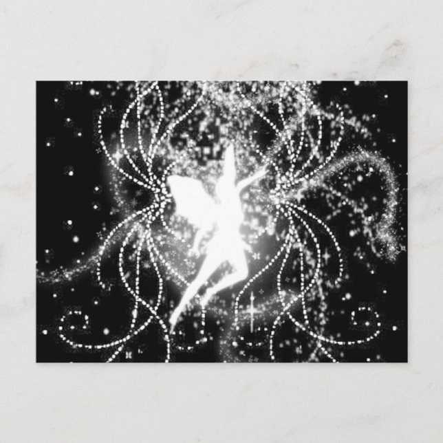 Fairy with swirls 5-2010 postcard (Front)