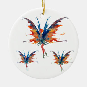 Fairy with wings Ceramic Decoration