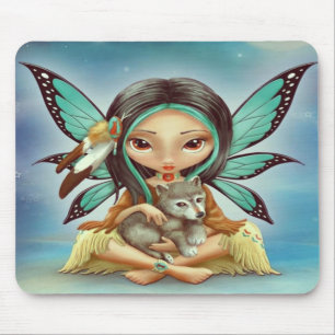 Fairy Wolf Mouse Pad
