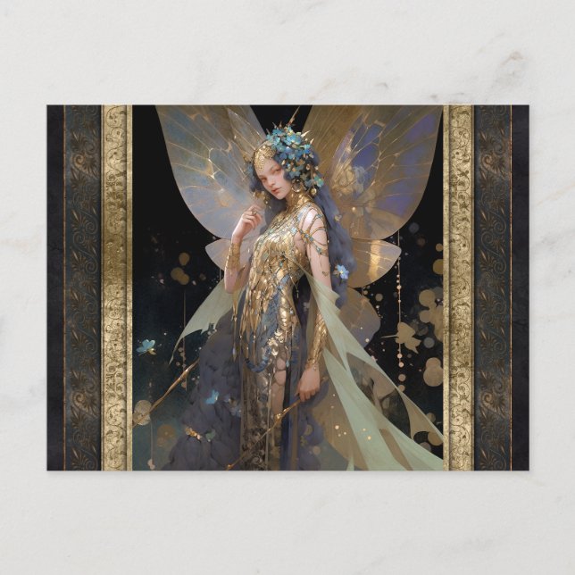 Fairy Woman Fantasy Art Postcard (Front)