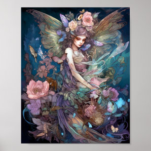Fairy Woman Fantasy Art Poster