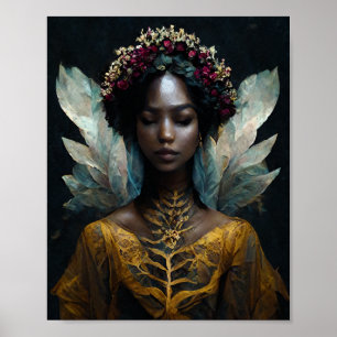 Fairy Woman Fantasy Art Poster
