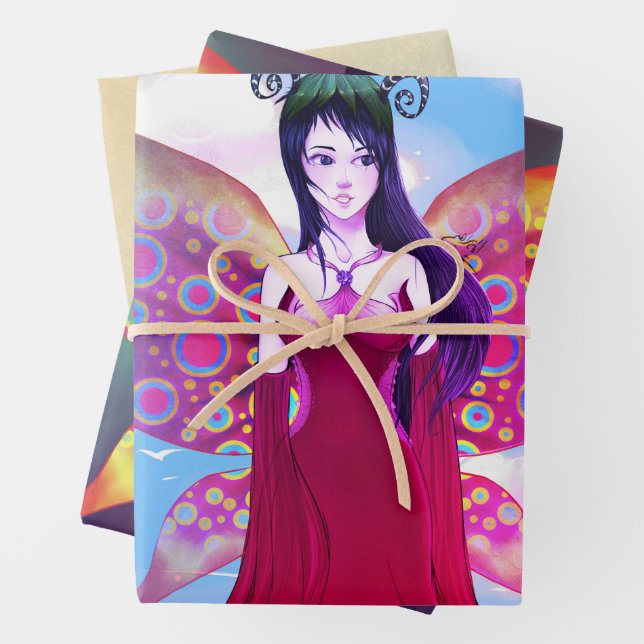 fairy wrapping paper sheet (In situ)
