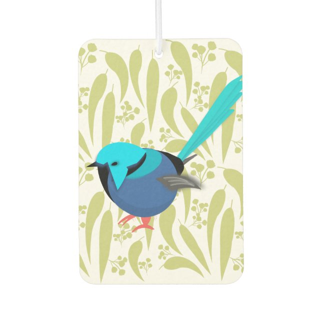 Fairy Wren Car Air Freshener (Front)