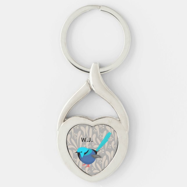 Fairy Wren Key Ring (Front)