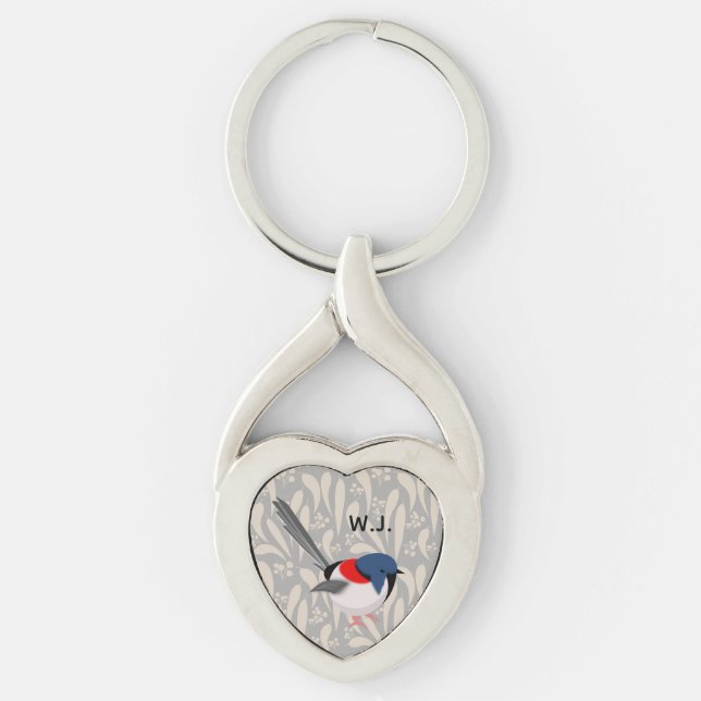 Fairy Wren Key Ring (Front)
