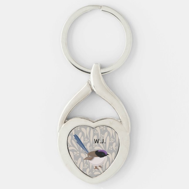 Fairy Wren Key Ring (Front)