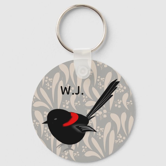 Fairy Wren Key Ring (Front)