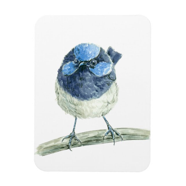 Fairy wren magnet (Vertical)