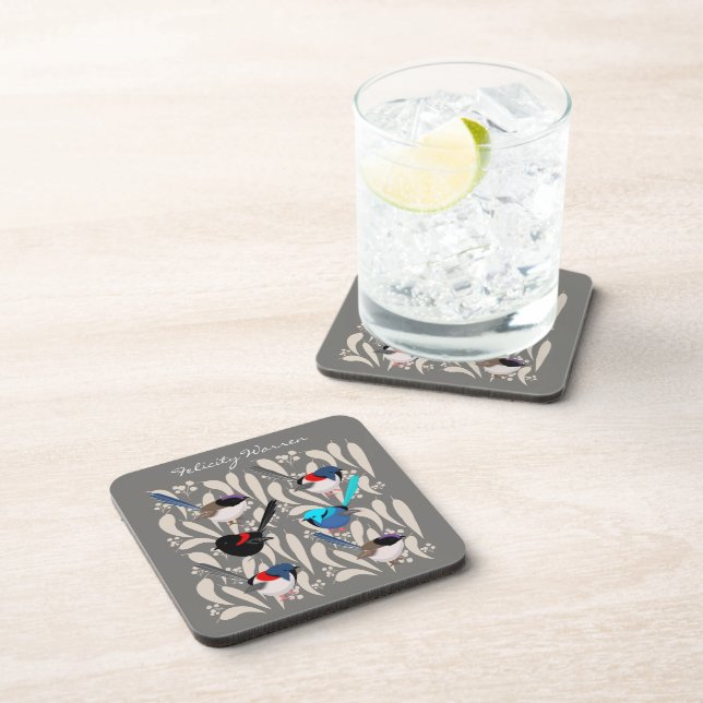 Fairy Wrens Coaster (Right Side)