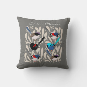 Fairy Wrens Cushion
