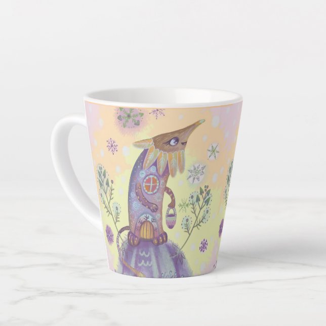 fairy Xmas  Latte Mug (Left Angle)