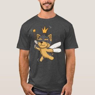 Fairy Yorkshire Terrier Dog Mystical Pet Fairy Lov T-Shirt
