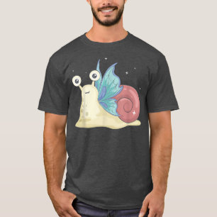 Fairycore Aesthetic Cute Fairy Snail Slug Faecore T-Shirt