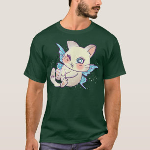 Fairycore Aesthetic Cute Kawaii Fairy Cat Faecore  T-Shirt
