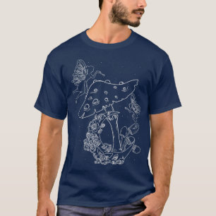 Fairycore Aesthetic Fairy Core Grunge Mushroom Moo T-Shirt