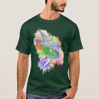 Fairycore Aesthetic Fairy Watercolor Splash Paint T-Shirt