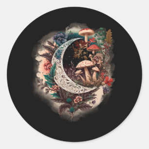 Fairycore Aesthetic Goblincore And Dark Cottagecor Classic Round Sticker
