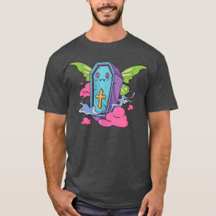 Fairycore Aesthetic Kawaii Fairy Coffin Bat Pastel T-Shirt