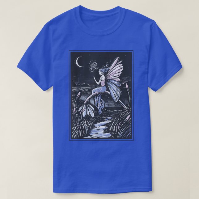 Fairycore Fairywave Faecore Fairy Night Fantasy Ma T-Shirt (Design Front)