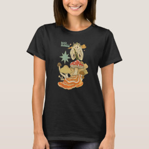 Fairycore Gothic Fairy Grunge Moth Mushroom Garden T-Shirt