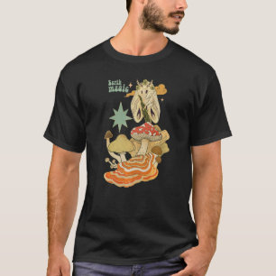 Fairycore Gothic Fairy Grunge Moth Mushroom Garden T-Shirt